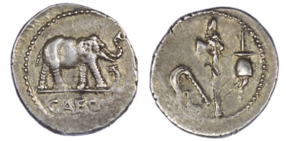 Julius Caesar, Silver Denarius