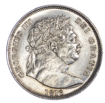 1816 LH George III Halfcrown Good Extremely Fine