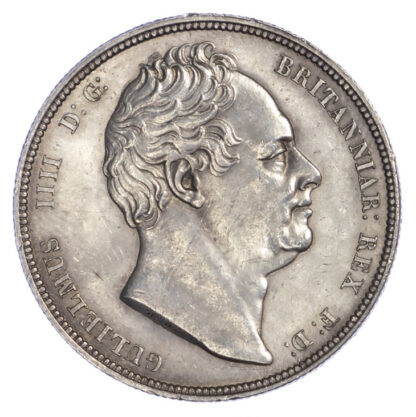 1834 William IV Halfcrown WW in Script - Extremely Fine