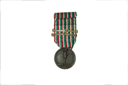 Italian WW1 Medal Coniata Nel Bronzo Nemico 1915, two clasps