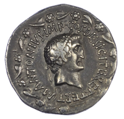 Mark Antony and Octavia, Silver Tetradrachm