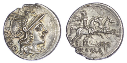 Q. Marcius Libo, Silver Denarius
