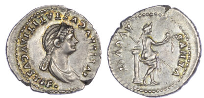 Julia Titi, Silver Denarius
