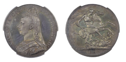 1887 Proof Victoria Crown Proof 64+
