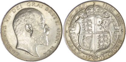 1903 Edward VII Halfcrown Choice about uncirculated