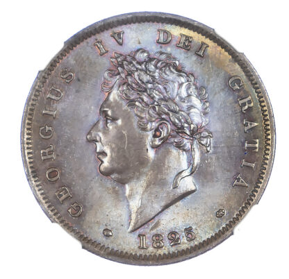 1825 George IV Penny MS62