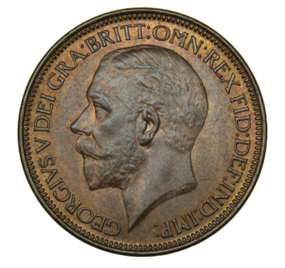 George V 1927 Bronze Halfpenny