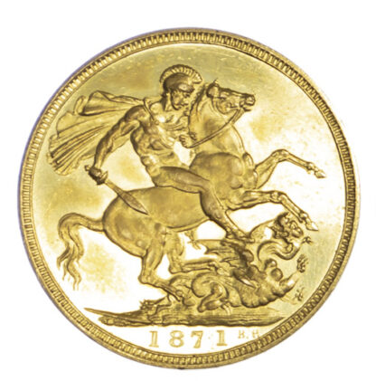 1871 Plain Edge Proof Sovereign S.3856; W&R.316 R4