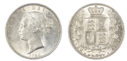 1880 Victoria Young Head Halfcrown