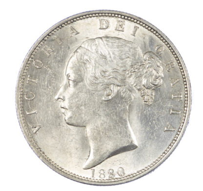 1880 Victoria Young Head Halfcrown