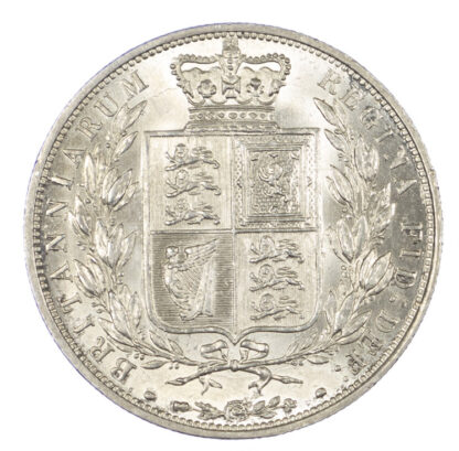 1880 Victoria Young Head Halfcrown