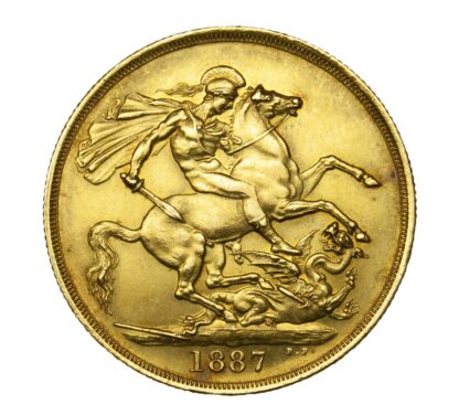 Victoria 1887 Gold Two Pounds