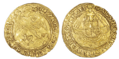 Elizabeth I Gold Angel S2531 mm Crescent