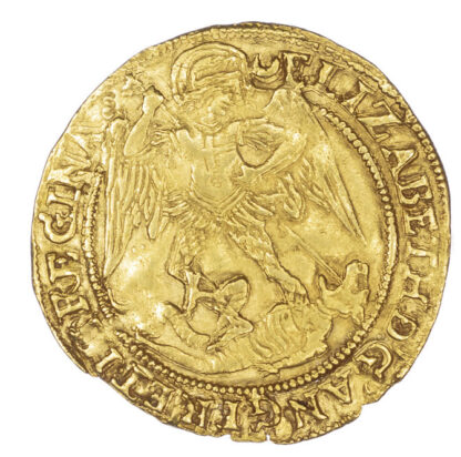 Elizabeth I Gold Angel S2531 mm Crescent