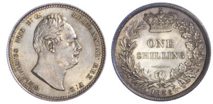 1836 William IV Shilling Extremely Fine
