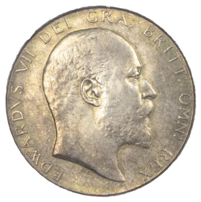 1907 Edward VII Halfcrown MS63+