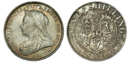Victoria 1896 Silver Shilling