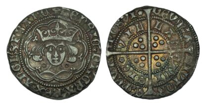 Henry VI Groat, Calais Issue - Annulet Rosette Mascle Mule