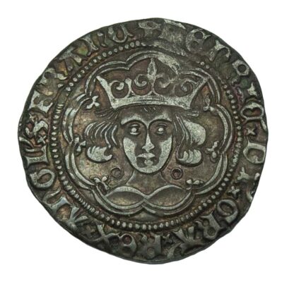 Henry VI Groat, Calais Issue - Annulet Rosette Mascle Mule