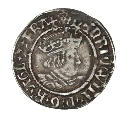 Henry VIII Halfgroat Canterbury - Second Coinage