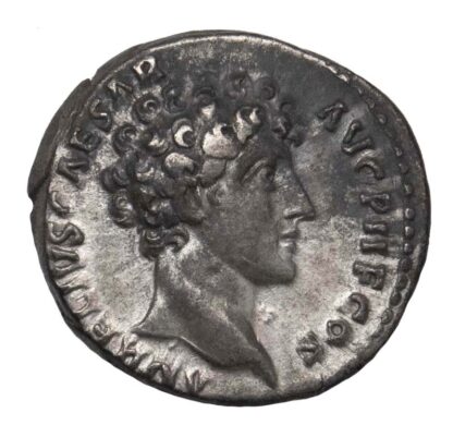Marcus Aurelius (as Caesar), Silver Denarius