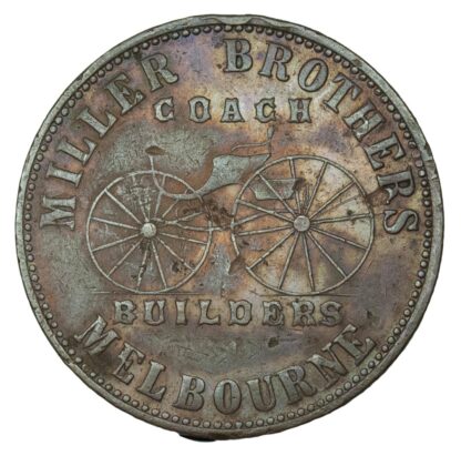 Australia, Miller Brothers, Copper Penny Token