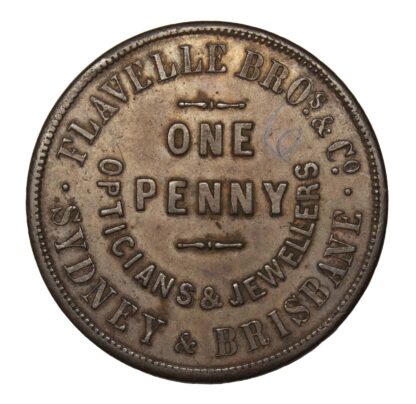 Flavelle Bros. & Co., Australia, Copper Penny Token