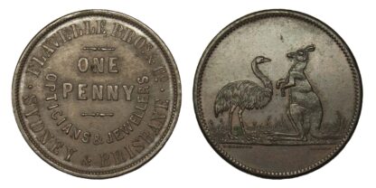 Flavelle Bros. & Co., Australia, Copper Penny Token