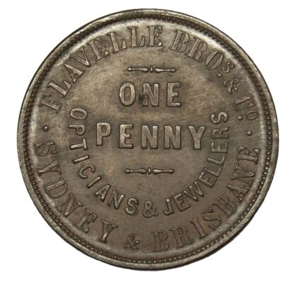 Flavelle Bros. & Co., Australia, Copper Penny Token