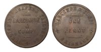 Larcombe & Co., Australia, Copper Penny Token