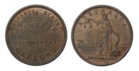 R. Parker, Australia, Copper Penny Token
