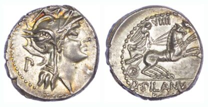 D. Silanus, Silver Denarius