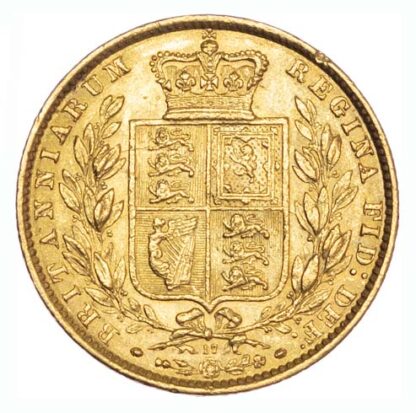 1868 Victoria Shield Sovereign Very Fine