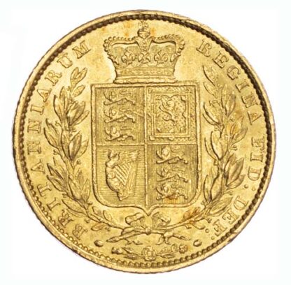 1849 Roman I Victoria Sovereign Near Very Fine