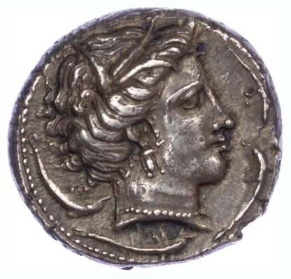 Sicily, Siculo-Punic, Entella, Silver Tetradrachm