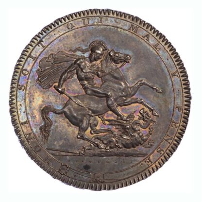 1818 LVIII George III Crown Almost Uncirculated