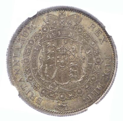1817 LH George III Halfcrown MS61