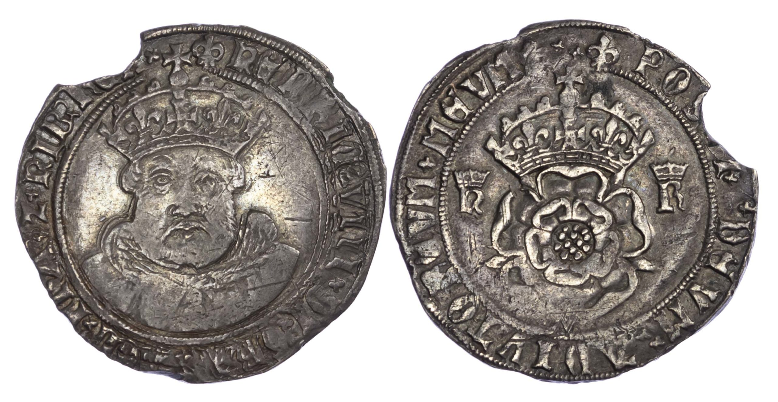 Henry VIII Testoon S2364 About EF for issue