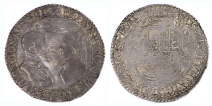 1555 Philip and Mary Shilling English Titles Only S2501