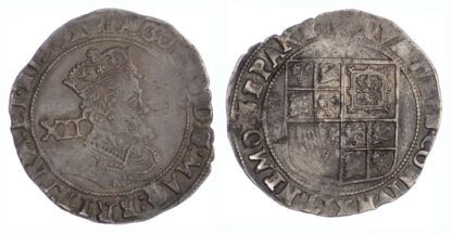 James I Shilling mm Coronet S2656