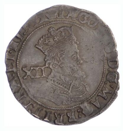 James I Shilling mm Coronet S2656