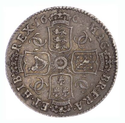 1663 Charles II Shilling First Bust Variety GVF