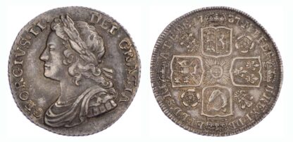1737 George II Roses and Plumes Shilling