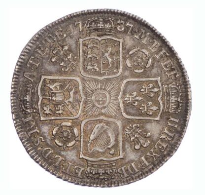 1737 George II Roses and Plumes Shilling