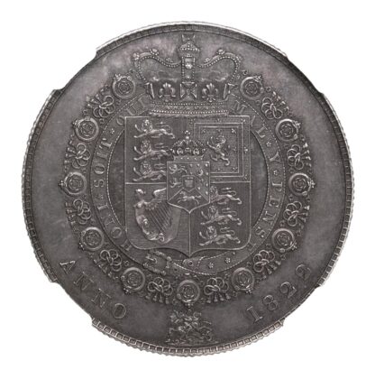 1822 George IV Pattern Halfcrown R7 Unique