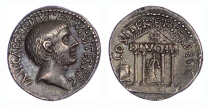 Octavian, Silver Denarius