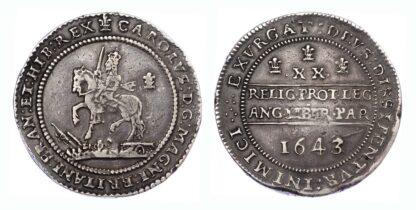 1643/2 Charles I Oxford Mint Pound