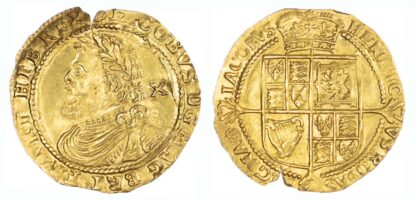 James I Half Laurel S2641 About Extremely Fine
