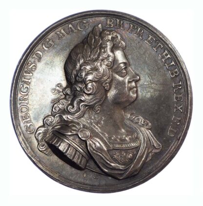 George I, Naval action off Cape Passaro, AR medal, 1718