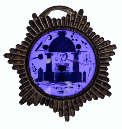Freemason, Royal Arch AR enamel and jewel case, c1800